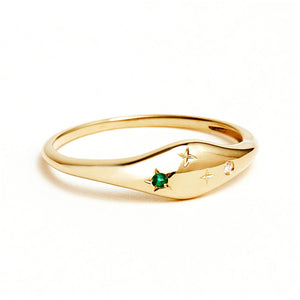 Starry Zodiac Diamond Ring