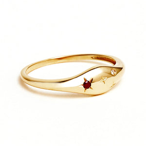 Starry Zodiac Diamond Ring