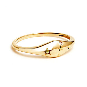 Starry Zodiac Diamond Ring