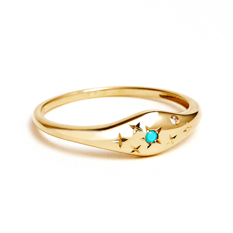 Starry Zodiac Diamond Ring