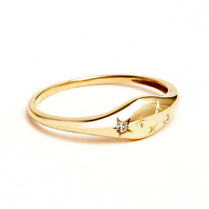 Starry Zodiac Diamond Ring
