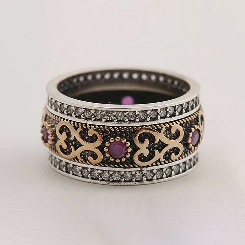 Antique Boho Gemstone Ring