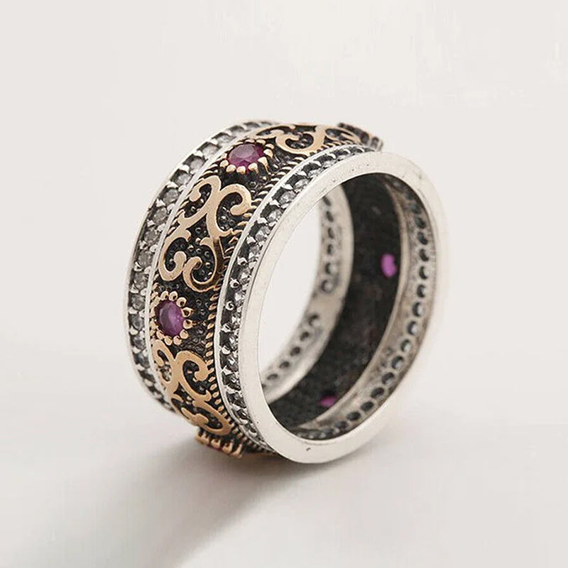 Antique Boho Gemstone Ring