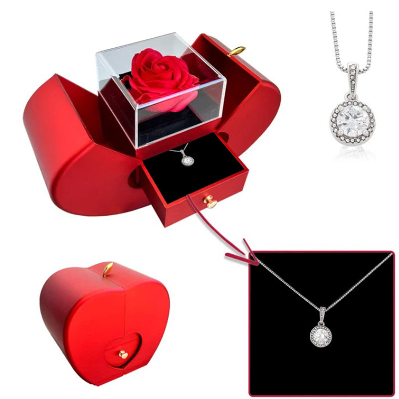 To My Soulmate Sparkling Round Created Necklace