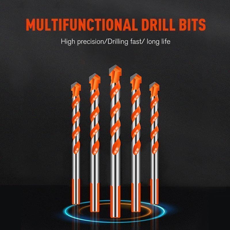 Triangular-overlord Handle Multifunctional Drill Bits