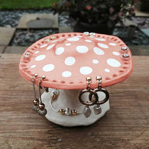 Cute Mushroom Earring Holder