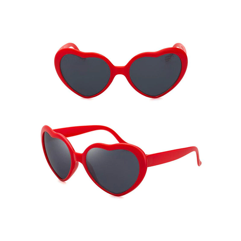 Heart-Shaped Lights Become Love Special Effects Glasses