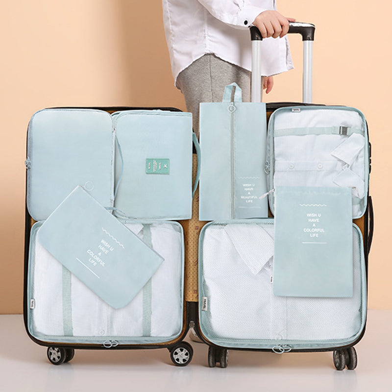 8 Pieces Portable Luggage Packing Set
