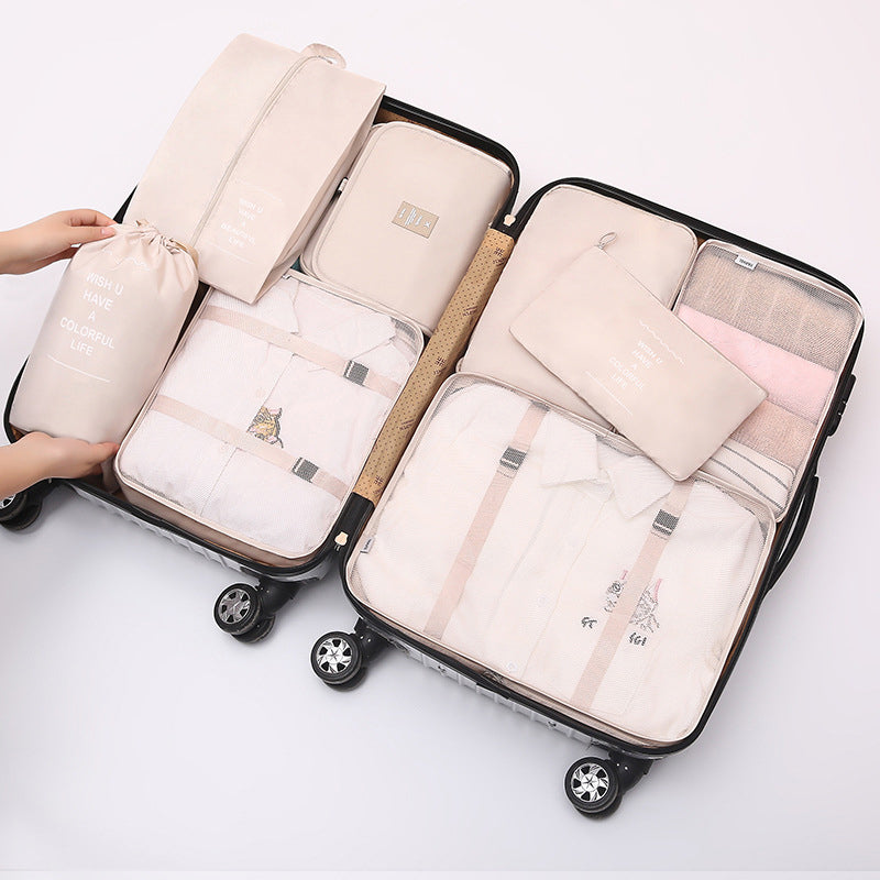 8 Pieces Portable Luggage Packing Set