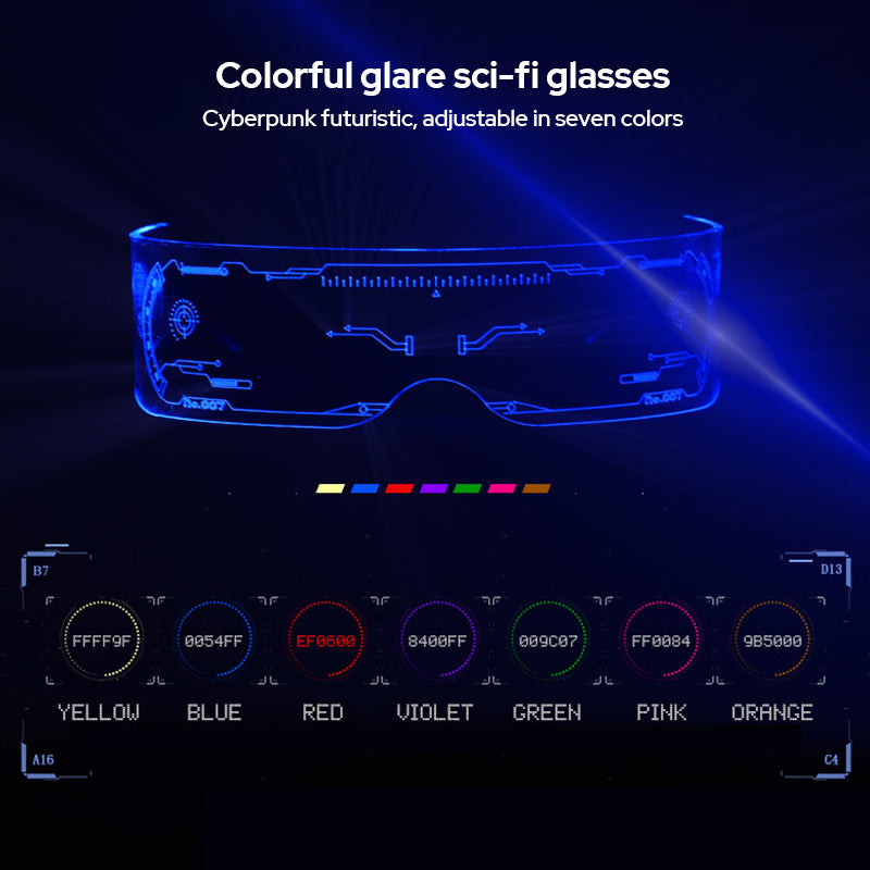LED Light-emitting Glasses
