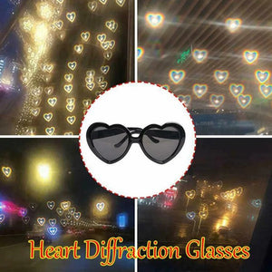 Heart-Shaped Lights Become Love Special Effects Glasses