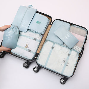 8 Pieces Portable Luggage Packing Set