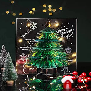 3D Christmas Tree Greeting Pop Up Card