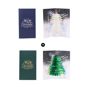3D Christmas Tree Greeting Pop Up Card