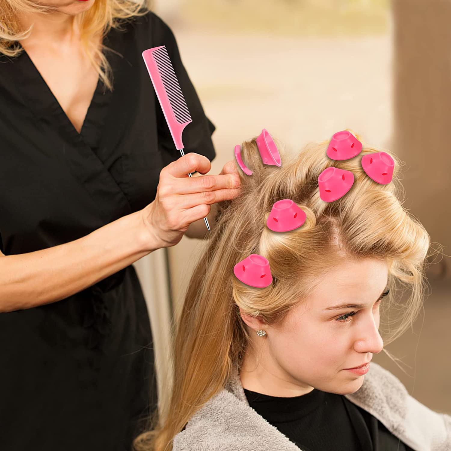 Magic Silicone Hair Rollers Curlers