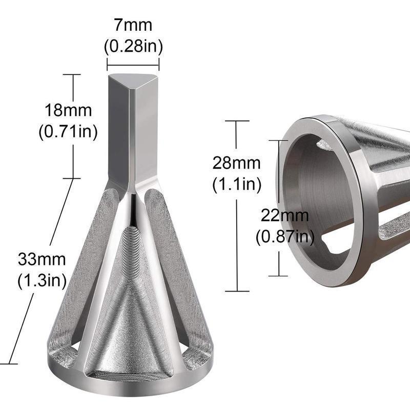 Deburring Tool For External Bevel Screws
