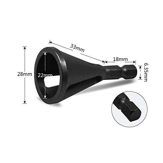 Deburring Tool For External Bevel Screws
