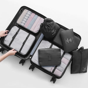 8 Pieces Portable Luggage Packing Set