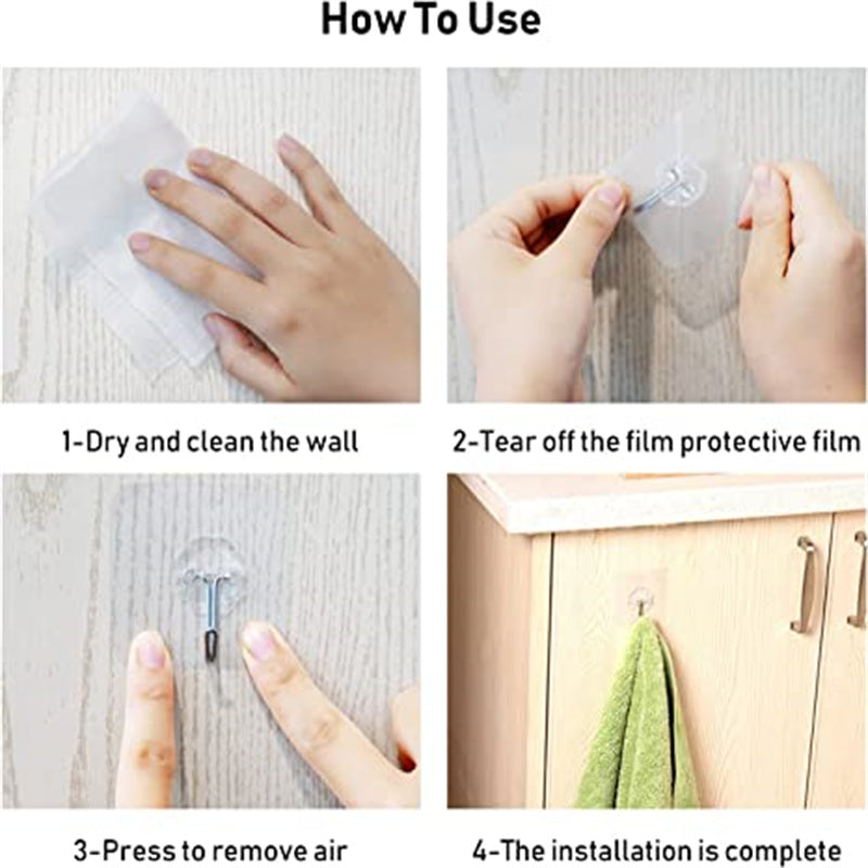 Heavy Duty Self Adhesive Hooks