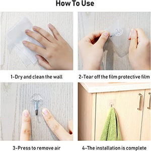 Heavy Duty Self Adhesive Hooks