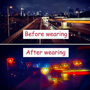 Heart-Shaped Lights Become Love Special Effects Glasses