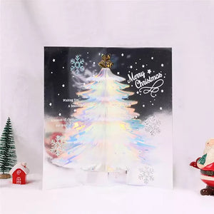3D Christmas Tree Greeting Pop Up Card