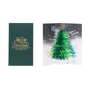 3D Christmas Tree Greeting Pop Up Card