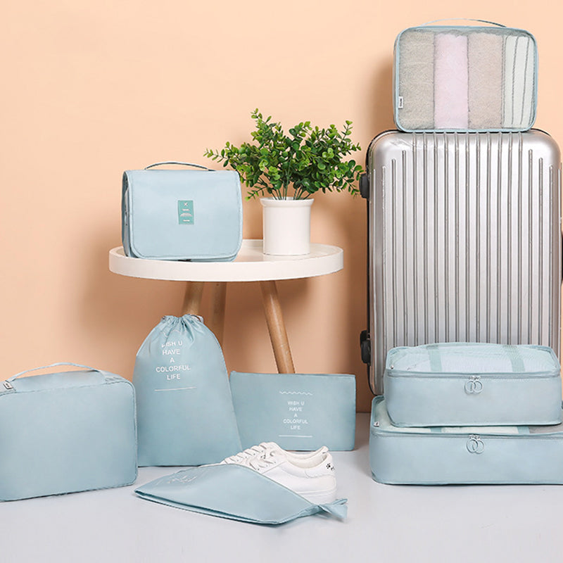 8 Pieces Portable Luggage Packing Set