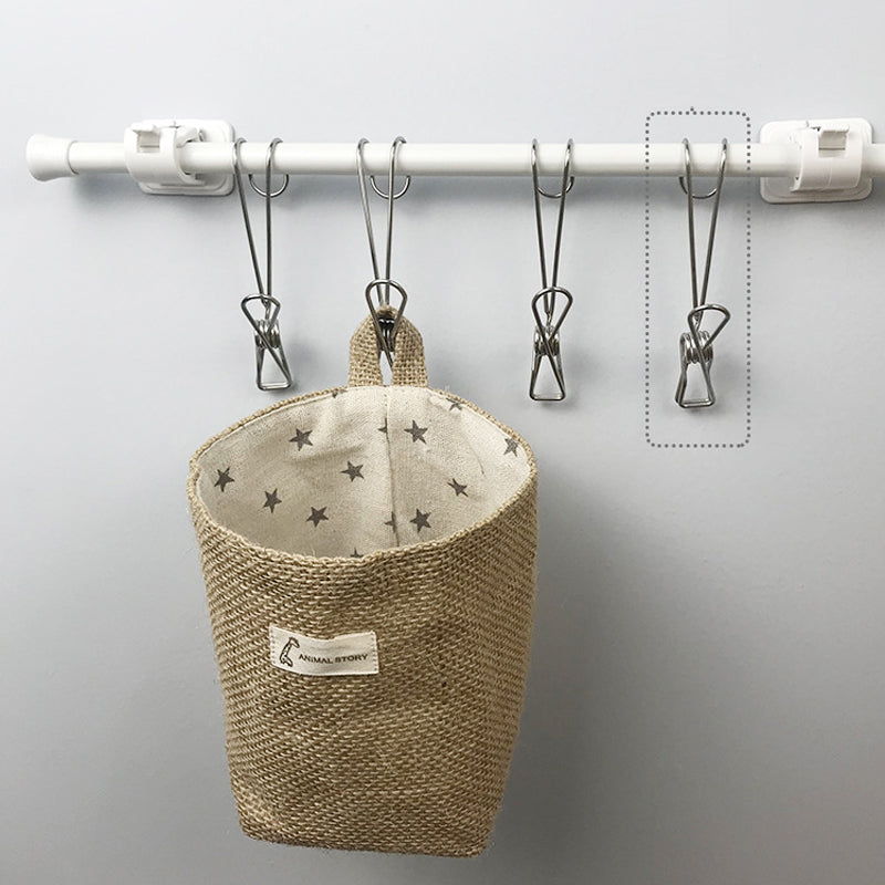 Stainless Steel Clothes Pins Hook Clip (1SET/10PCS)