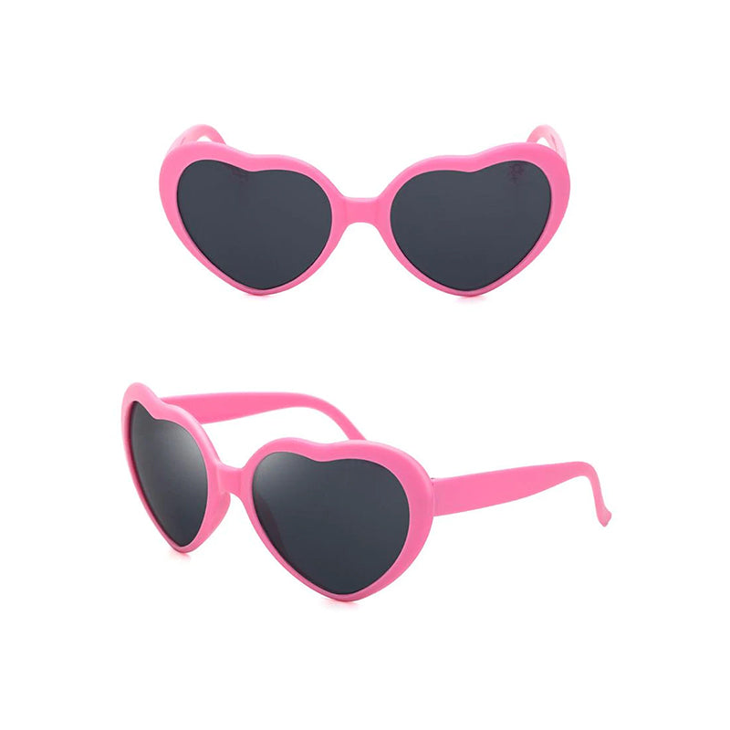 Heart-Shaped Lights Become Love Special Effects Glasses