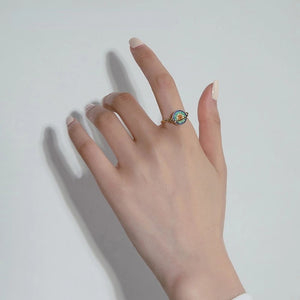 To My Daughter Rotating Planet Spinning Anxiety Adjustable Ring