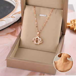 Shining Crown Necklace for Women